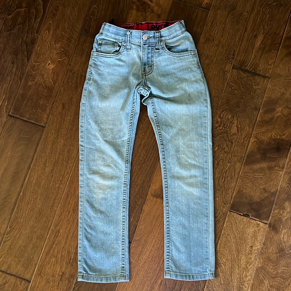 Boys Levi Strauss Distressed Jeans